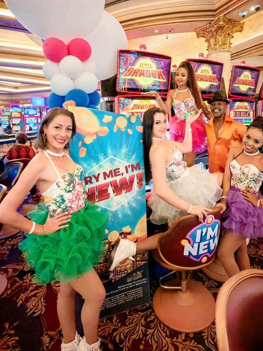 New Slots Launch Play our brand-new slots machines and you could win some epic prizes! Look out for the decorated banks and the lovely promotional ladies on the casino floor! #newslots #winners #prizes #EmperorsPalace #launch 18+ Only | Winners know when to stop