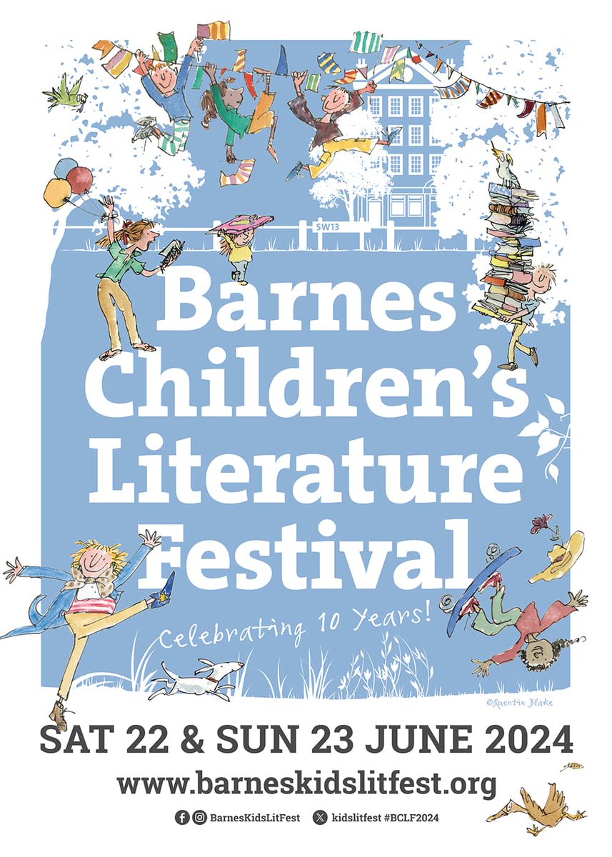 We are beyond excited to be partnering with the Barnes Children's Literature Festival, the UK's largest children's books event, this year on Saturday 22 and Sunday 23 June. 📚🌟
