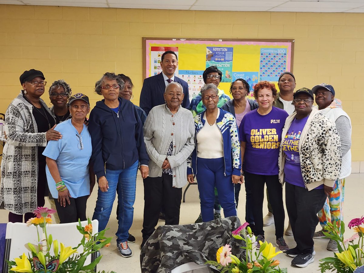 Yesterday, State's Attorney Bates spent time with the members of the Oliver Senior Golden Club discussing our Older Adult & Disabled Persons Unit. To contact the ODPU - please call our helpline 844.726.6378 or email odpuhelp@stattorney.org or visit stattorney.org/external-affai…