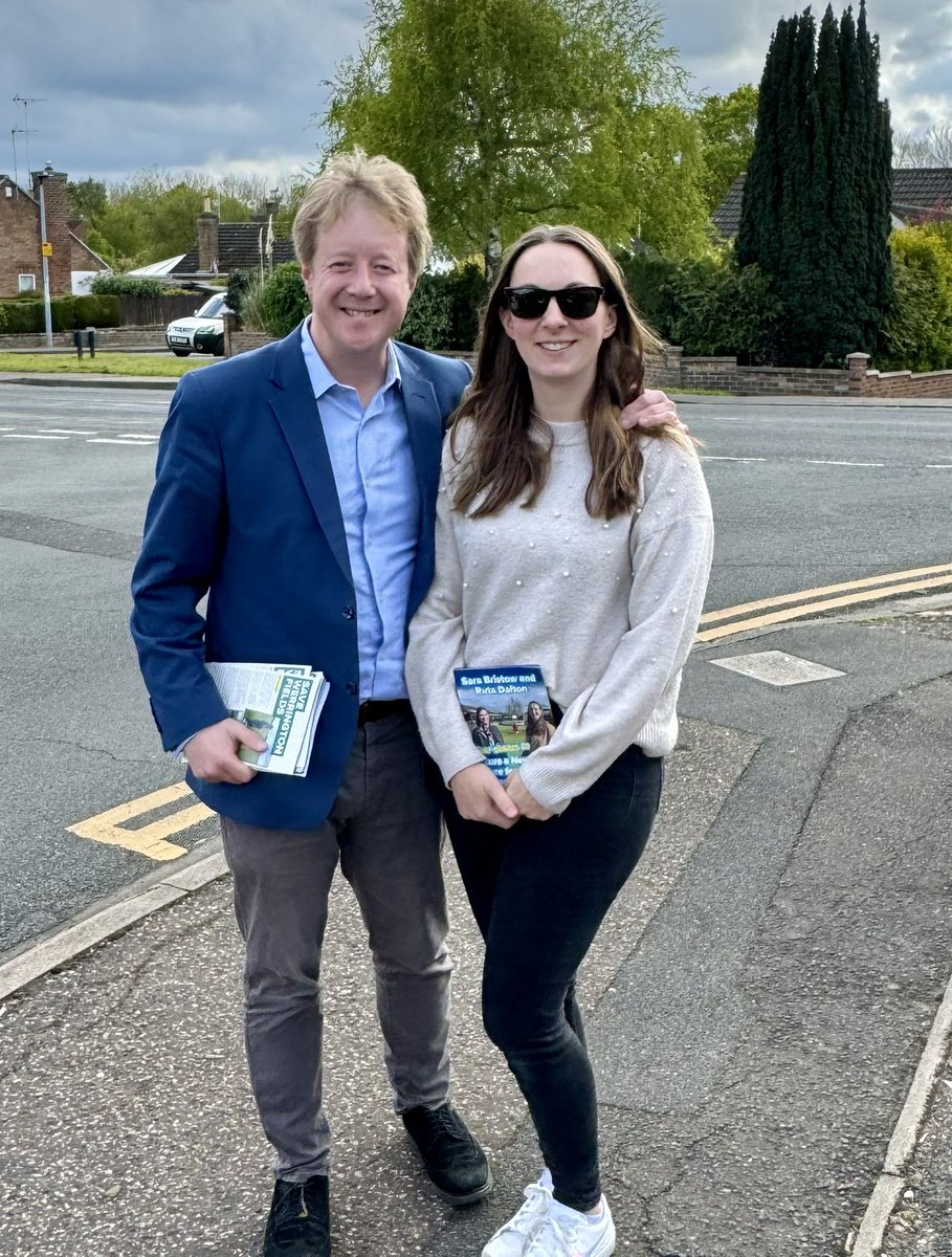 Proud of Sara Bristow! Campaigning hard in Werrington. She was great at persuading quite a few people today on her plans to: 👉 Save Werrrington Fields 👉 A new plan for the Werrington Centre 👉 Repair or Replace the Bridges at Cuckoos Hollow