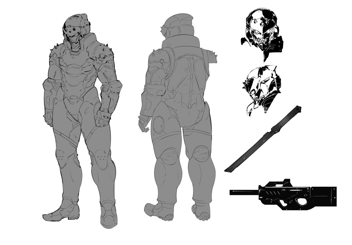 KRecollection's tweet photo. Introducing the Osprey Soldiers. The backbone of the Armada's might is comprised of a legion of machines that can quickly adapt to any terrain or combat style. Learn more about the villains of our show at the link in our bio! #Kickstarter #scifi #cyberpunk #tech https://t.co/uTL2ZdIcUm