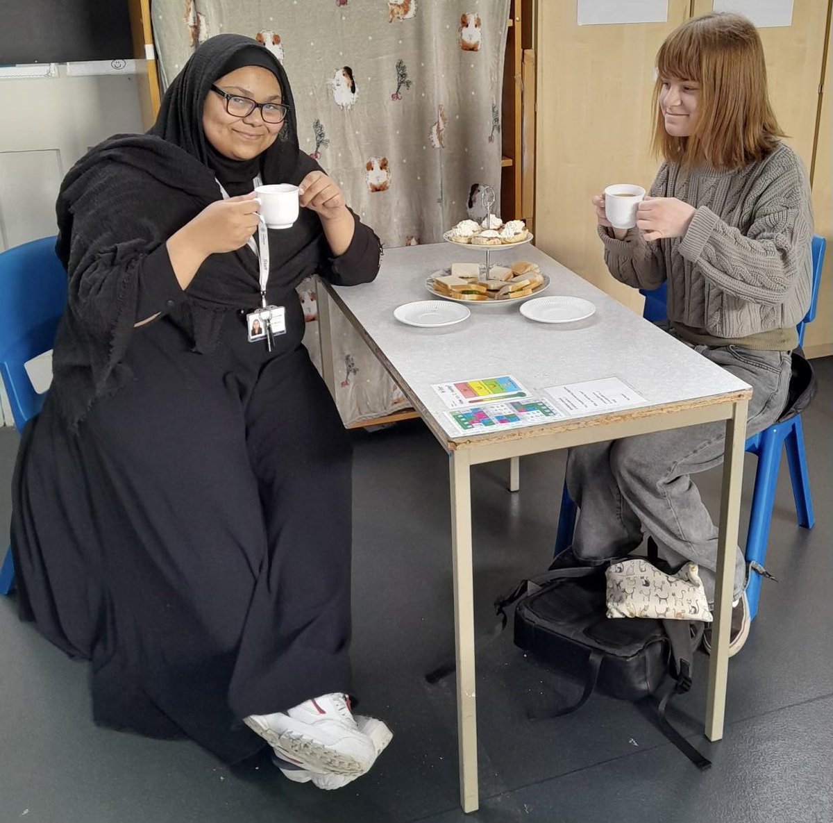 Afternoon tea at The Vista Campus during enrichment this afternoon! Very civilised. #growlearnachieve