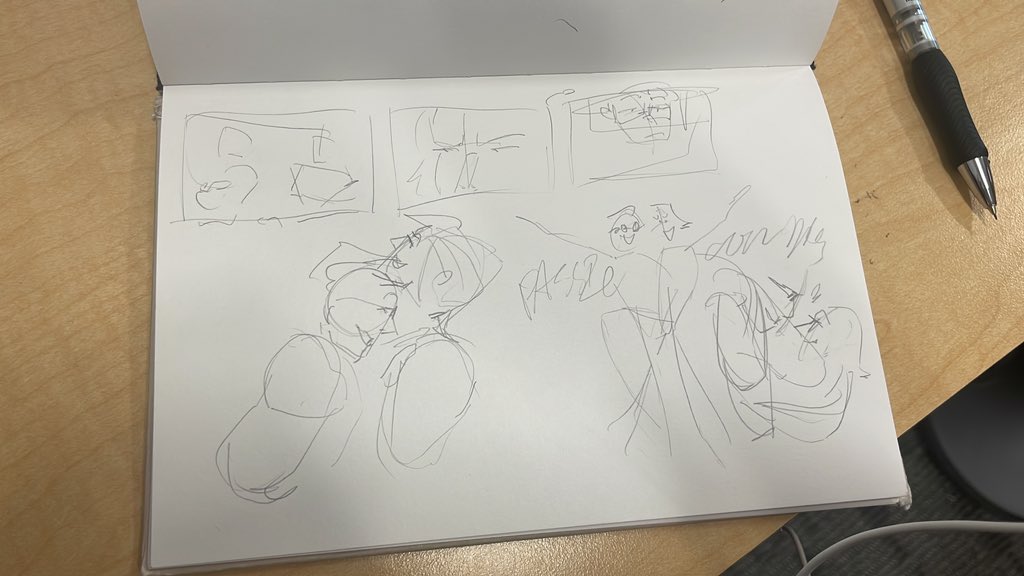 Veopeia's tweet photo. Cooking up something TERRIBLE i promise ❤️ ehehejsjdks #gregfred https://t.co/w5mlA703O2