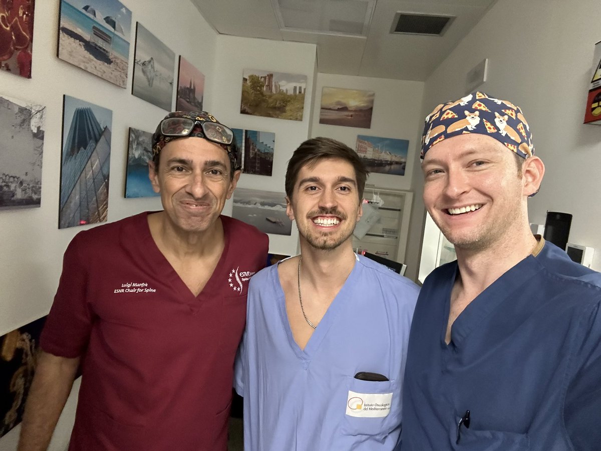 What an honor to participate in the @ESNRad Spine Hands-On, with some extra time at IOM learning the Sicilian approach to spine intervention with Prof. Manfré. Grazie! I hope to return next year with many more American colleagues! #SpineIR