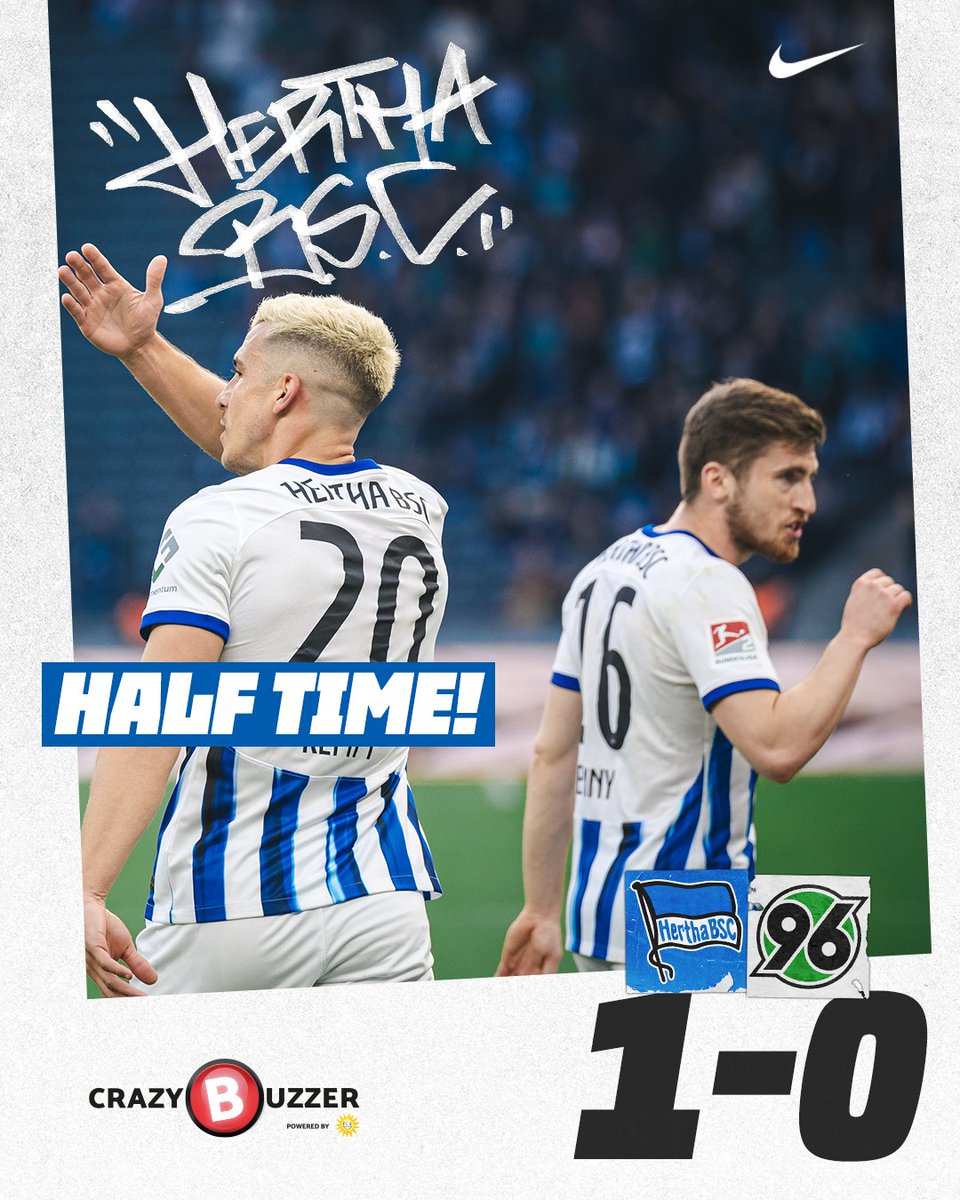 A 1-0 lead at the break 🤜🤛 HT | #BSCH96 1-0