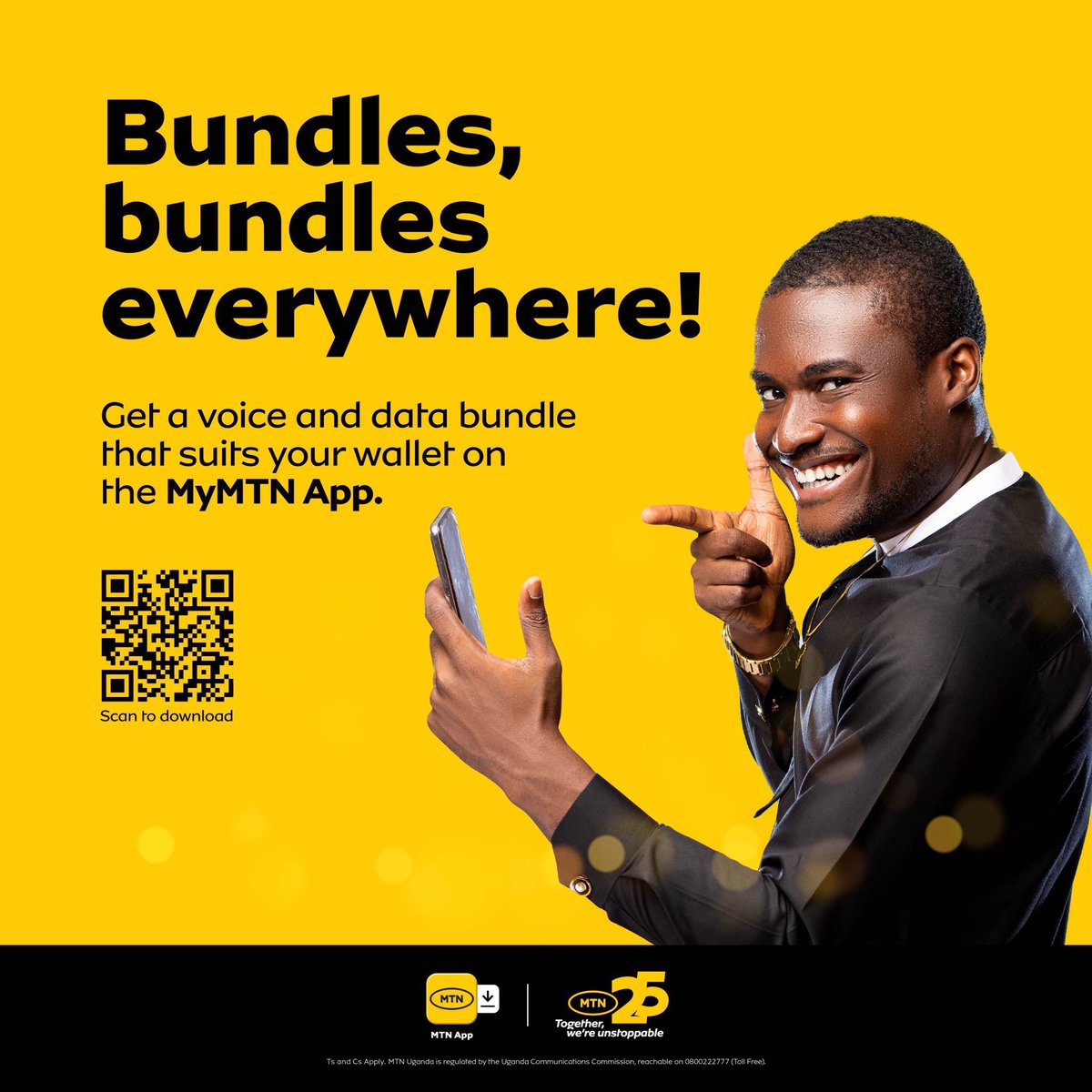 Have you downloaded the #MyMTNApp? 

If not get yourself the app and enjoy voice and data bundles that suit your wallet. #TogetherWeAreUnstoppable