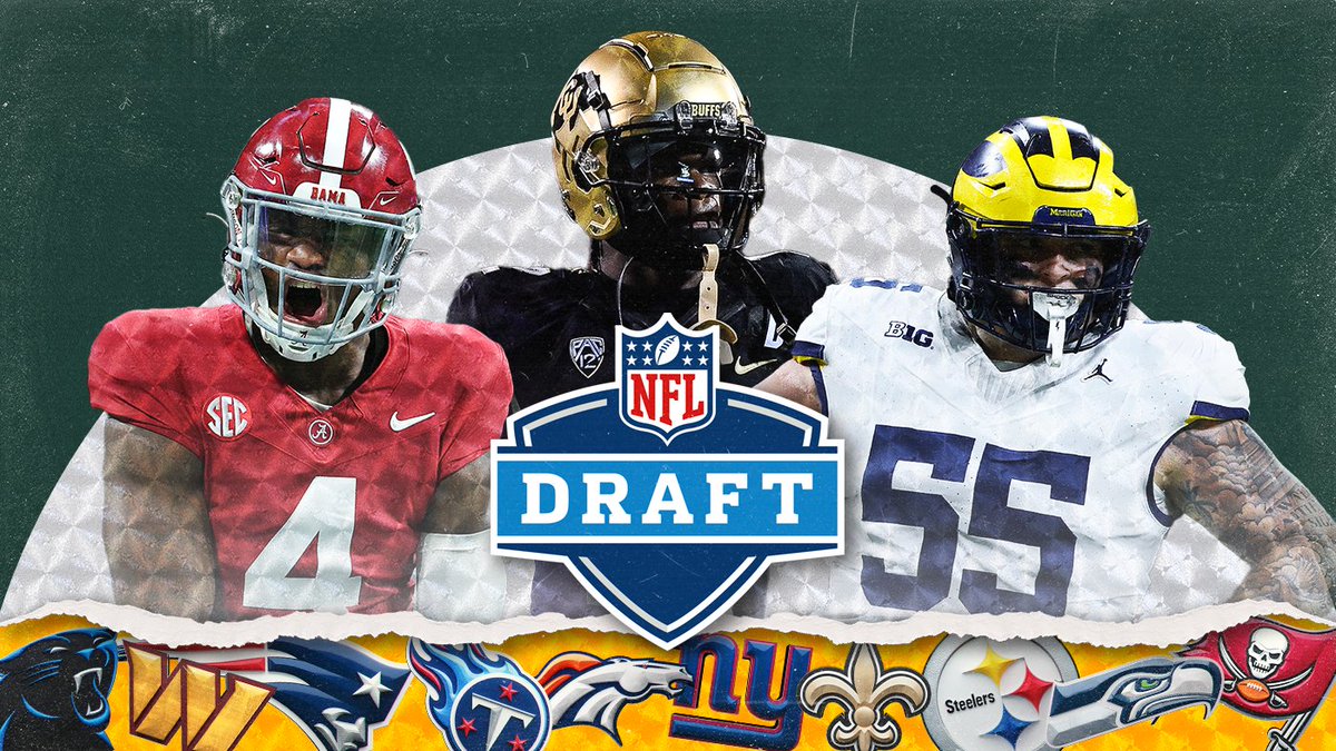 Way-too-early 2025 NFL Mock Draft via @BBrockermeyerFW, who has four QBs going in Round 1 and the top of the draft going: 🔷EDGE 🔷CB 🔷OT 247sports.com/longformarticl…