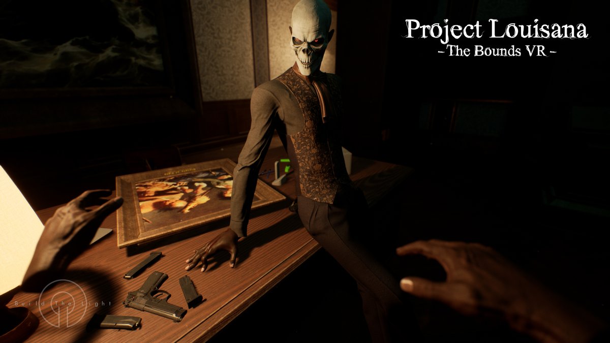 'Come on, Booker, grab the gun! I dare you.'
BaronSamedi will be here during #projectlouisiana #theBoundsVR . Friend or foe?

Exploration, puzzle solving, combat, strong narrative, multiple endings.  #screenshotsaturday #UnrealEngine #VR #gamedev #PSVR2 #steamVR #PS5 #Quest3