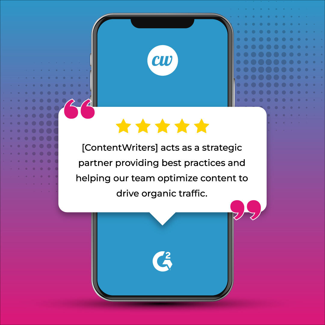 As an extension of your business's marketing team, we leverage our experience and the expertise of our writers to deliver content that performs.

🌟 Check out our G2 page for this and other reviews: bit.ly/3Vm8rGK

#SEOcontent #contentcreation #contentmarketing