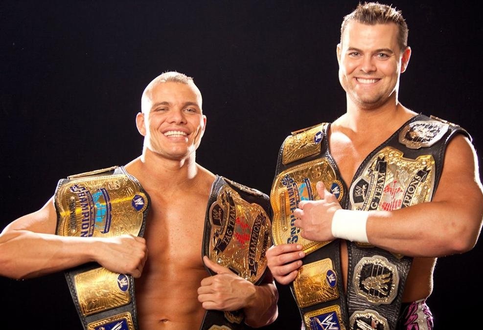 4/26/2010

The Hart Dynasty defeated The Big Show & The Miz to win the Tag Team Championships on RAW from The Coliseum in #WWERichmond, Virginia.

#TysonKidd #TJWilson #HarrySmith #DavidHartSmith #HartDynasty #TagTeamChampions #TagTeamTitles #WWE #WWESuperstars #WWEHistory