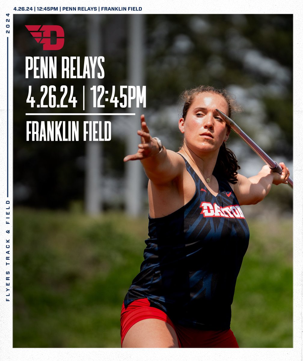 Meet Day: Penn Relays ✈️ ⏰ 12:45PM 📍 Franklin Field #UDTF // #GoFlyers