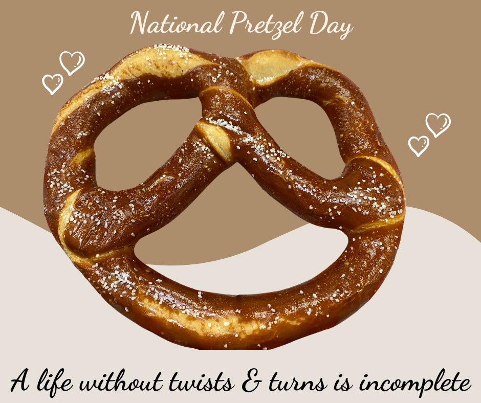 It's Stanley's favorite day (iykyk)! #NationalPretzelDay #PittsburghEats #PittsburghFoodie #TheOffice #GetSalty  #PretzelLover #PittsburghFood #TheOfficeFans #SaltySnacks #YumYum #OfficeHumor