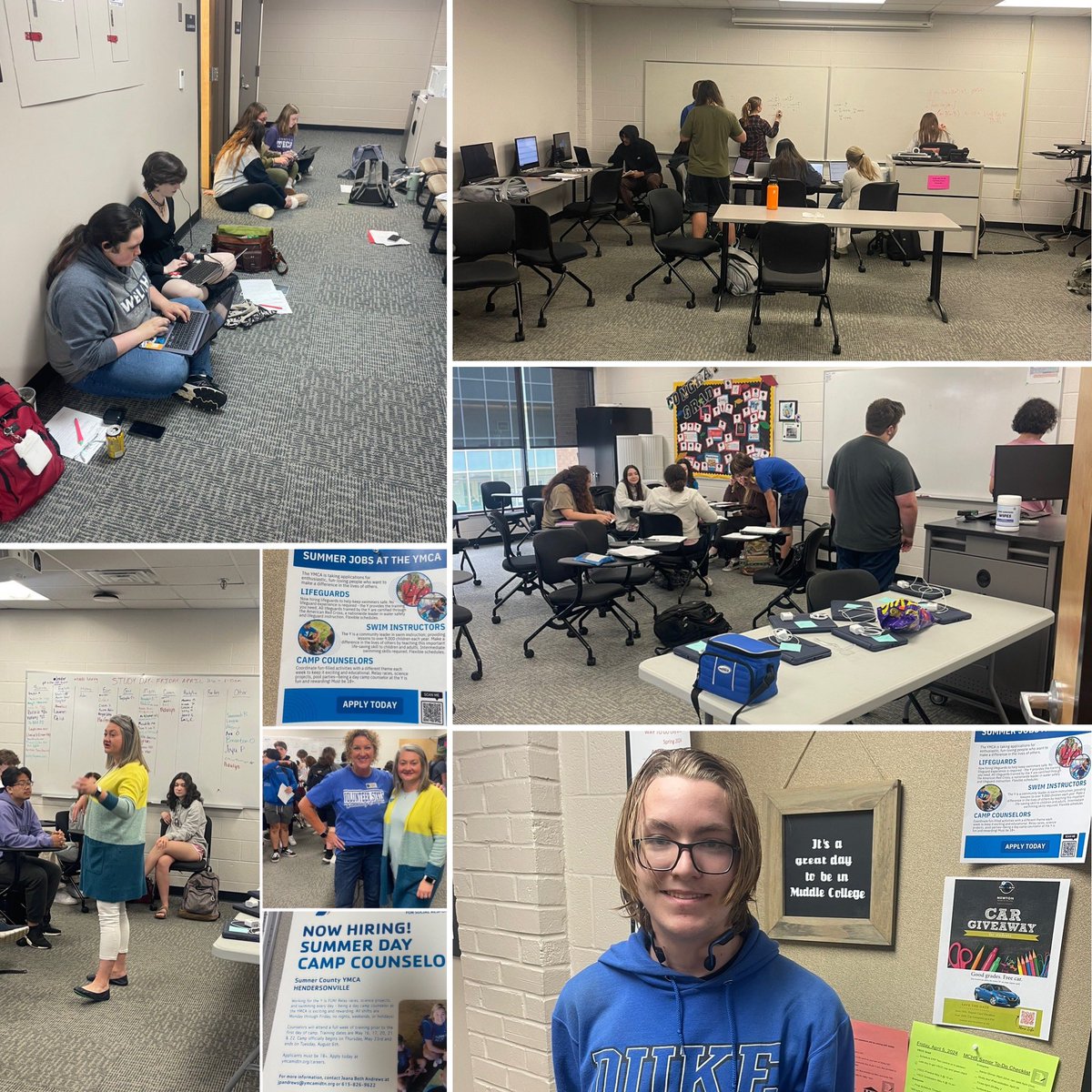 We had an awesome study day for finals, local YMCA shared summer opportunities, &amp; a student get a perfect 36 on his ACT!!!! Way to go Ben!!!!⭐️🌟⭐️<a href="/volstatecampus/">Vol State</a>