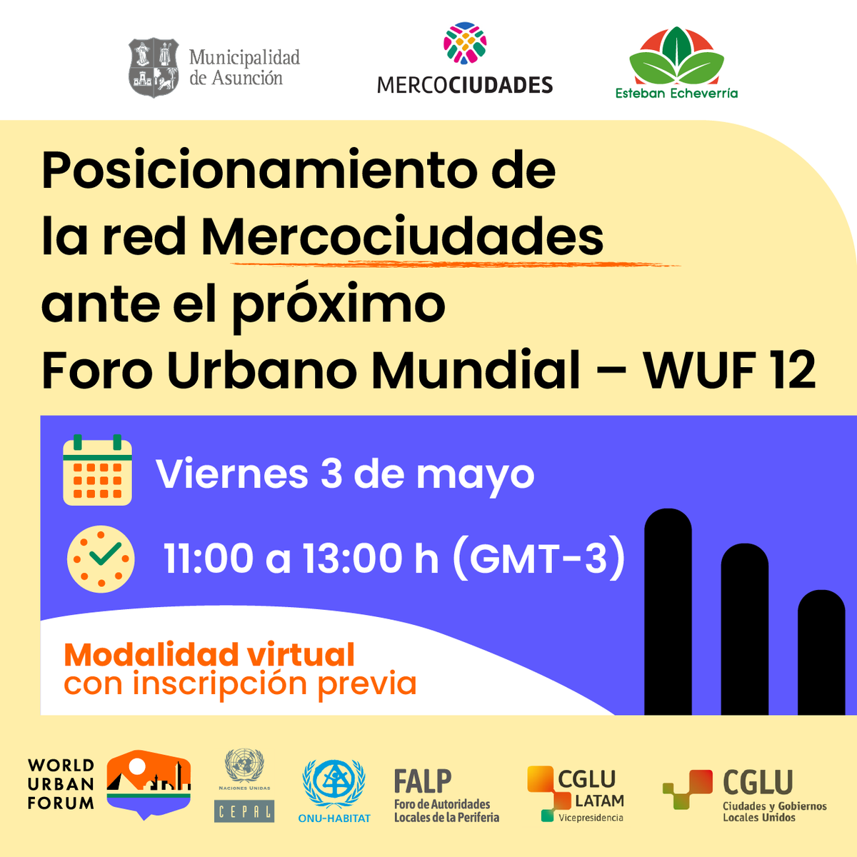 ¡CONVOCATORIA! Posicionamiento de Mercociudades ante el Foro Urbano Mundial Se invita a las ciudades miembros de la Red a participar de este evento para avanzar en la construcción de un mensaje ante la 12ª sesión del Foro Urbano Mundial. 👉mercociudades.org/convocatoria-a…