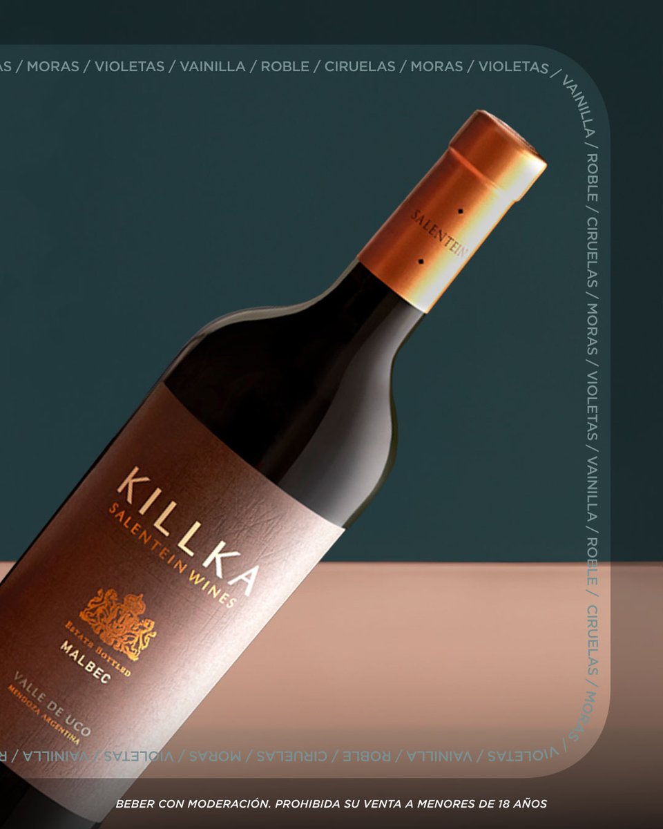 Killka Malbec, un vino hecho para disfrutar. Su evolución en madera de roble y su carácter intenso, le dan un sabor único y complejo. Killka, el arte de disfrutar. #wines #vino #bodegas #salentein #killkawines #killka #malbec
