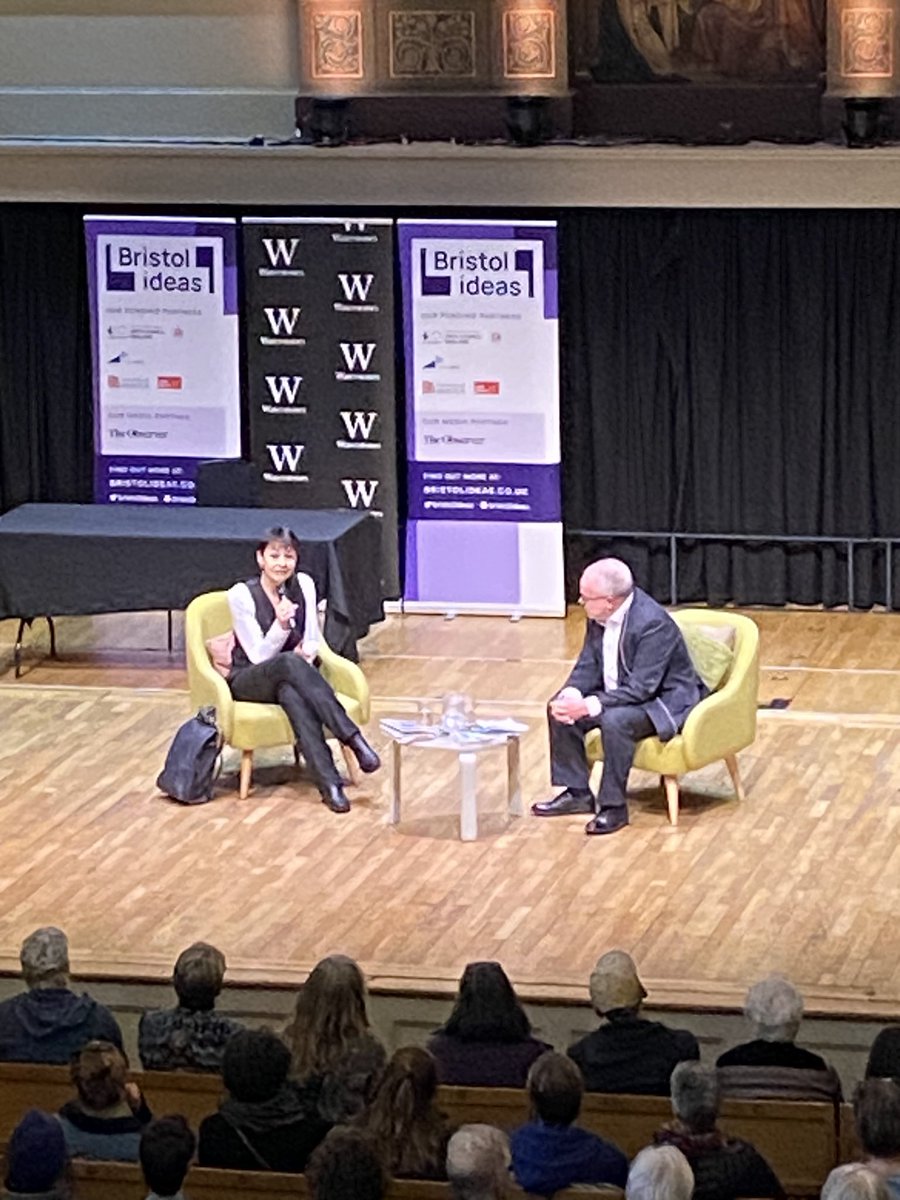 So pleased to welcome @CarolineLucas MP for our event with @bristolideas @stgeorgesbris this evening! Another England is out now and a fascinating read 📚 #GreenParty #bristol #bookevent #amreading