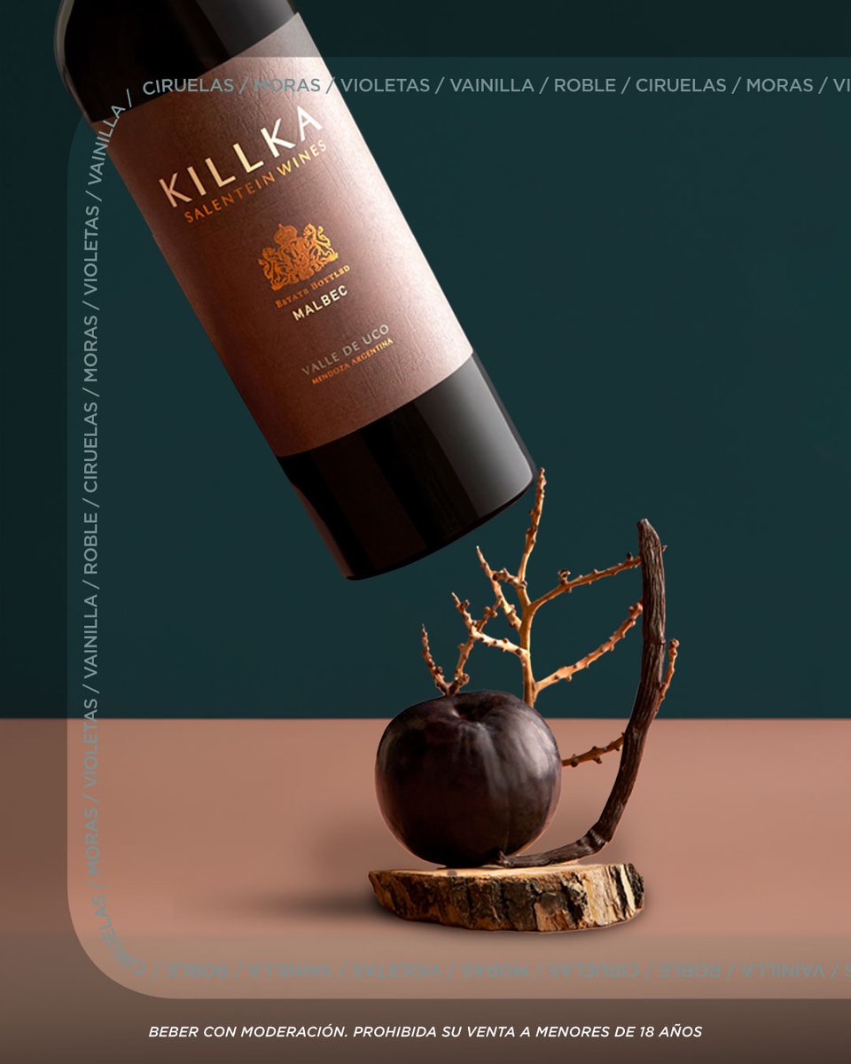 Conocé Killka Malbec, un vino armonioso que combina notas a moras y ciruelas con toques de vainilla, dando lugar a un final intenso y elegante. ¿Cuál es tu plato ideal para disfrutar de un Killka? #wines #vino #bodegas #salentein #killkawines #killka #malbec