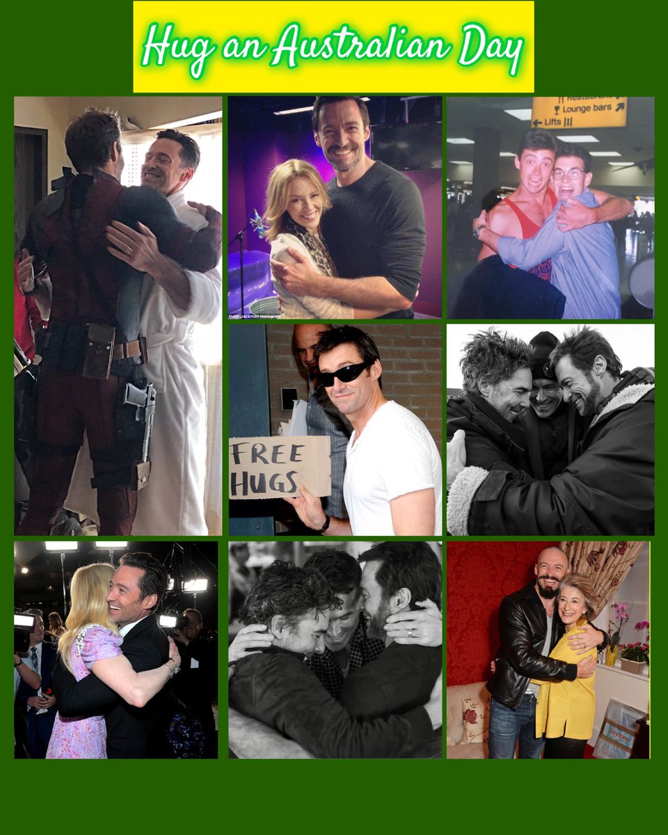 Today is ‘Hug an Australian’ day and we couldn’t think of a more huggable Aussie than Hugh 🤗❤️ #hughjackman #huganaustralianday #huggable #alldaylong