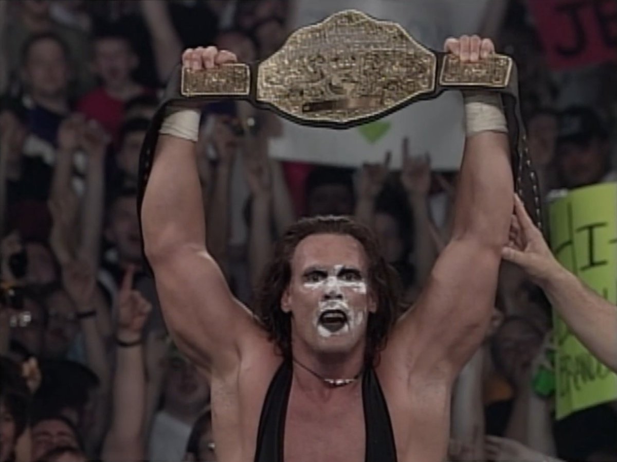 4/26/1999

Sting defeated Dallas Page to win back the WCW World Heavyweight Title on #Nitro in Fargo, North Dakota.

#WCW #WorldChampionshipWrestling #83Weeks #Sting #Stinger #EveryMansNightmare #TheIcon #TheManCalledSting #CrowSting #ItsShowtime #WWE #WWELegend #WWEHistory