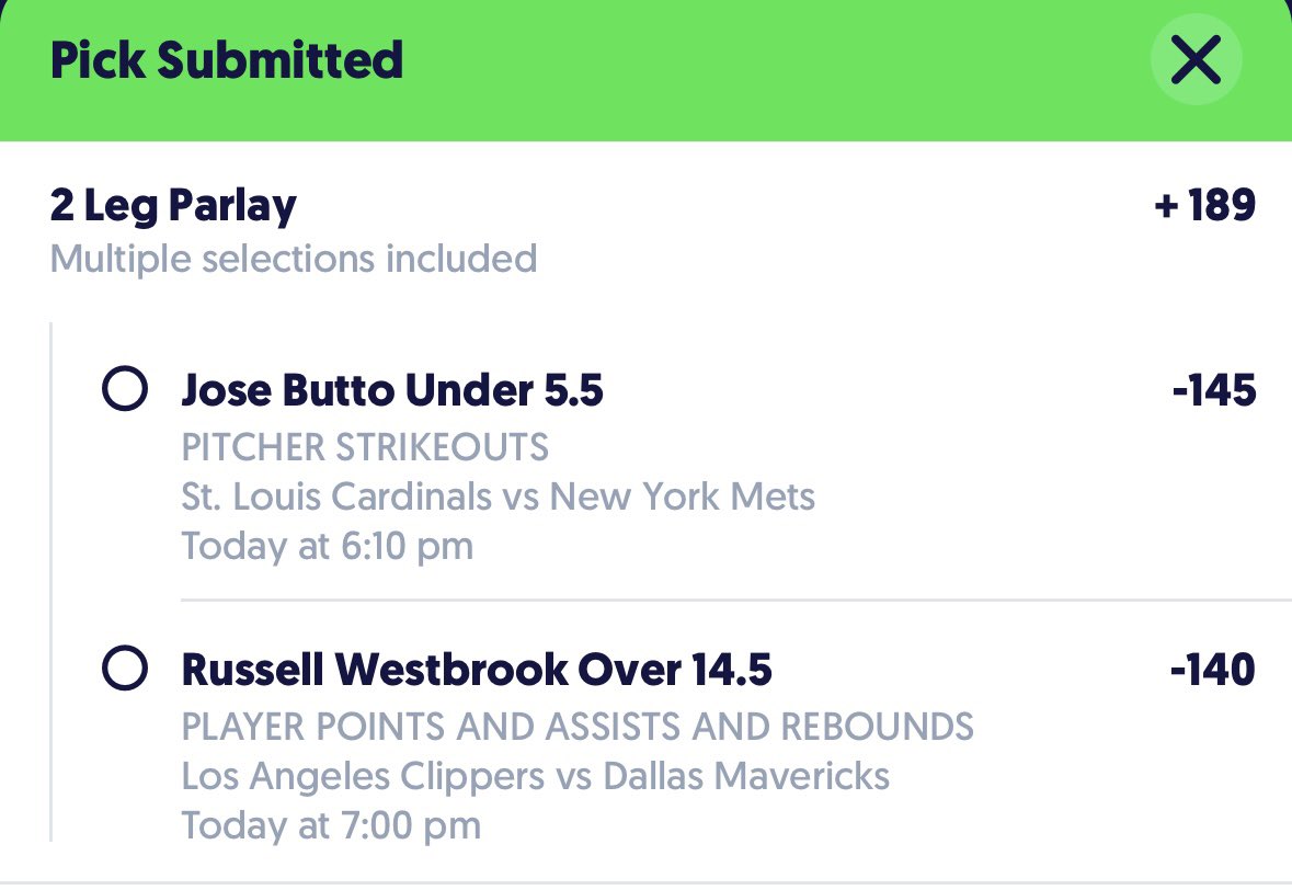 Fliff parlay for today

#Fliff