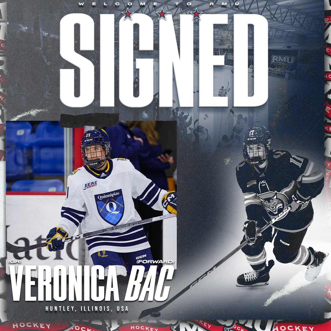 So excited to welcome Veronica Bac to the Colonial Hockey Family‼️