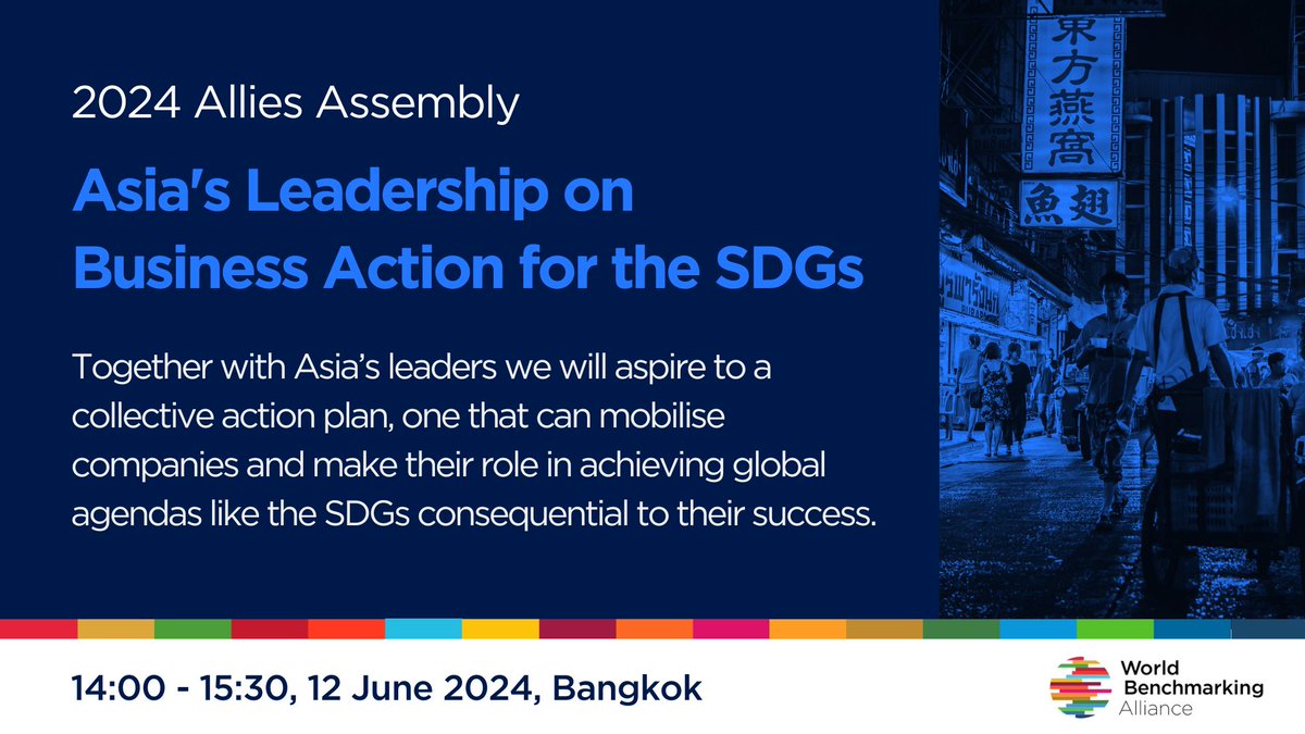 This panel at the 2024 Allies Assembly in Bangkok will feature leaders from business, the UN, finance, civil society, government, and academia to discuss where progress towards #Agenda2030 currently stands in the region. Secure your spot now➡️rb.gy/6t9a7q