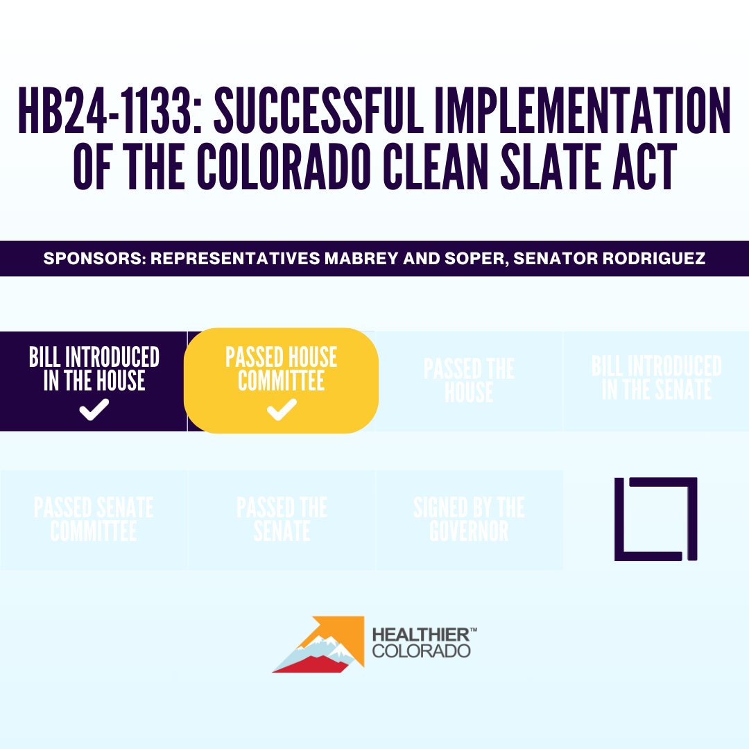 HB24-1133 Passed the House Appropriations Committee on a 9-2 vote! 🎉 Thank you to all the members of the Appropriations Committee who voted in favor of making investments to support economic mobility for Coloradans with past justice involvement. #coleg #copolitics