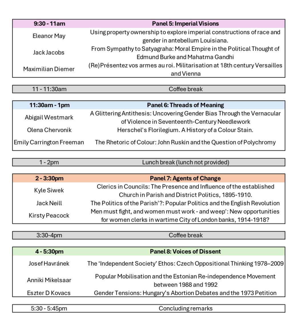 Join us 9th &amp; 10th May for the OHGN internal conference at Oxford's History Faculty. Grad historians from MSts to fourth-year DPhils will share works in progress, fostering a supportive environment for feedback &amp; idea exchange. #OHGNConference2024