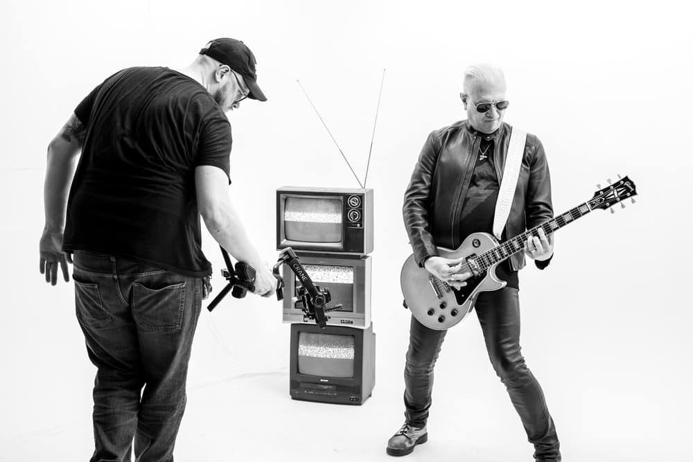 Streetlight Circus (@slcircus) on Twitter photo When the Lightning Strikes: Our own Silver Surfer, Alex Rude, throwing down on the set of the forthcoming Streetlight Circus Kisses Like Bullets video.
New single/video: May 17
New EP: June 28
Golden Robot Records <a href="/GoldenRobotRcds/">Golden Robot Records</a>
📷 Dima James
📷 bruce_videography_services When the Lightning Strikes: Our own Silver Surfer, Alex Rude, throwing down on the set of the forthcoming Streetlight Circus Kisses Like Bullets video.
New single/video: May 17
New EP: June 28
Golden Robot Records <a href="/GoldenRobotRcds/">Golden Robot Records</a>
📷 Dima James
📷 bruce_videography_services