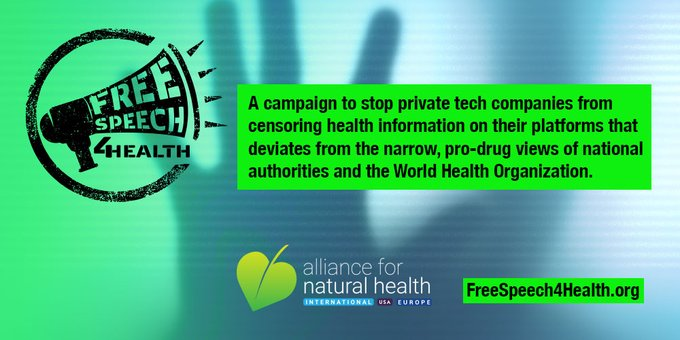 #FreeSpeech4Health Understand why - stand up for free speech on health information. New rules on Tik Tok can be misleading when it comes to health related information. #eHealth #informedconsent 

twitter.com/anhcampaign/st…