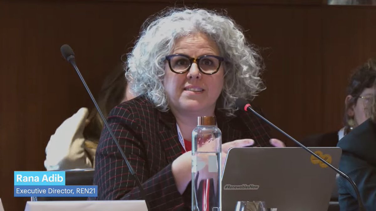 “The energy transition needs to be an economic story that we win!” - @RanaAdibX at @IEA Summit on People-Centred Energy Transitions. 'It’s important to recognise that while the energy transition will be a societal change, it must also be an economic victory.' #RenewablesNow