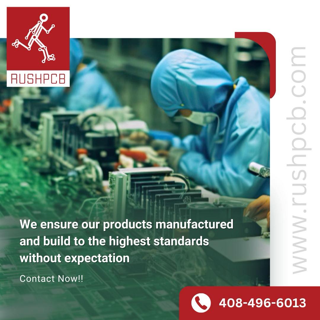 We at RushPCB deliver PCBs that are built to perfection with highest manufacturing standards. Our stringent processes and innovative technologies guarantee top performing PCBs. Contact us at sales@rushpcb.com #pcb #RUSHPCB #pcba #pcbdesign #pcbassembly #pcbmanufacturing