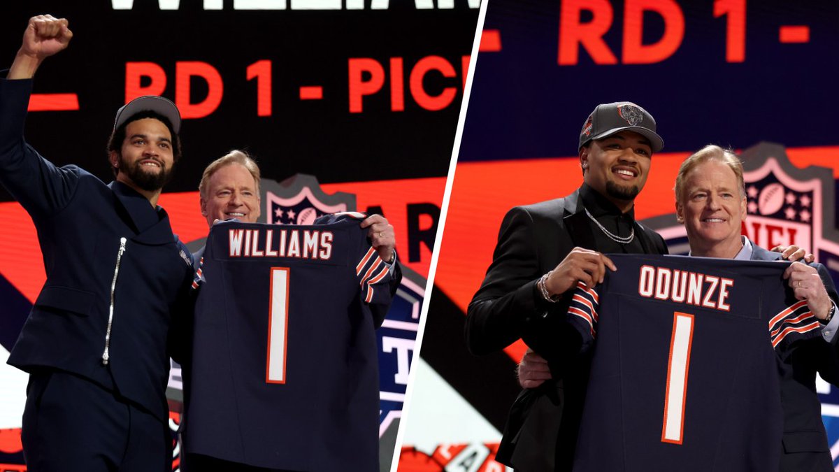 🚀2024 Model Chicago Bears: 🟠QB Caleb Williams 🟠RB D'Andre Swift 🟠WR DJ Moore 🟠WR Keenan Allen 🟠WR Rome Odunze 🟠TE Cole Kmet