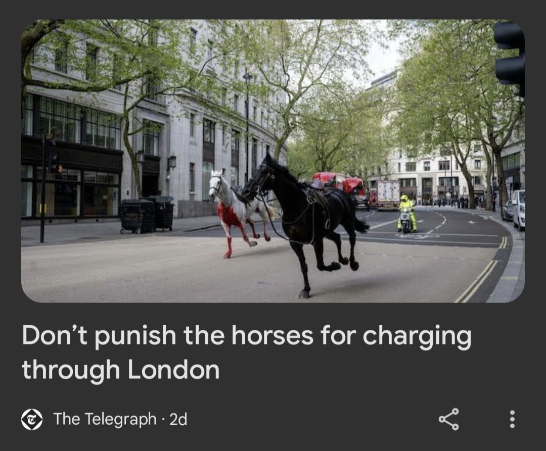 Counterpoint: Punish the horses to restore deterrence