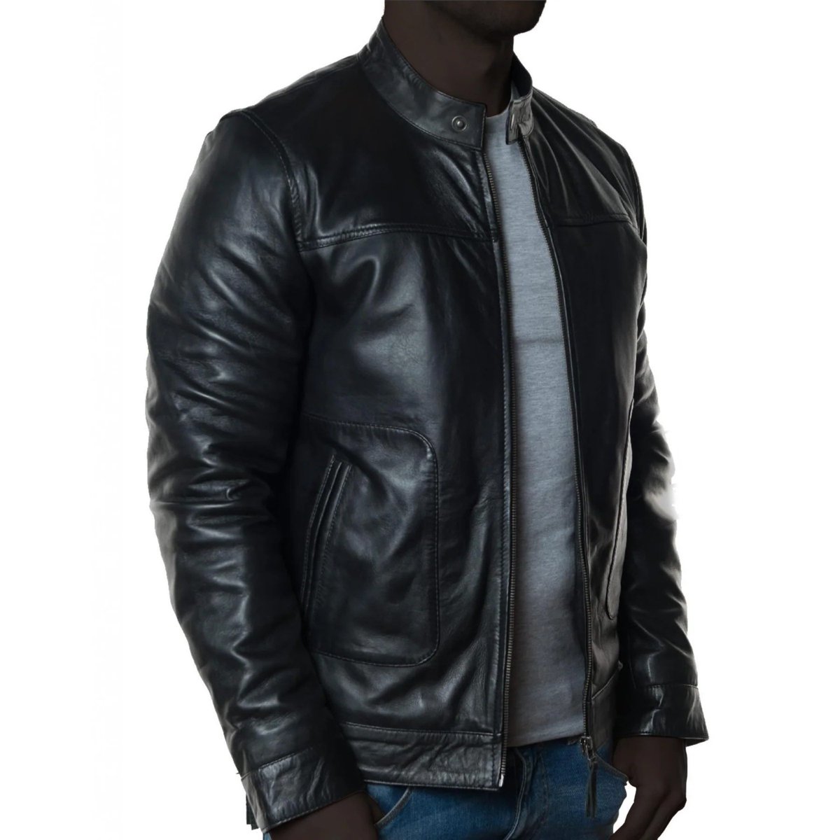 Black Lambskin Cafe Racer: Classic Slim-Fit Men's Motorcycle Jacket
chillgoodsuk.com/products/jorde…
#CafeRacerJacket #SlimFit #LambskinLeather #MotorcycleJacket #MensFashion #BikerStyle #ClassicStyle #BlackLeatherJacket #MensWear #FashionStatement