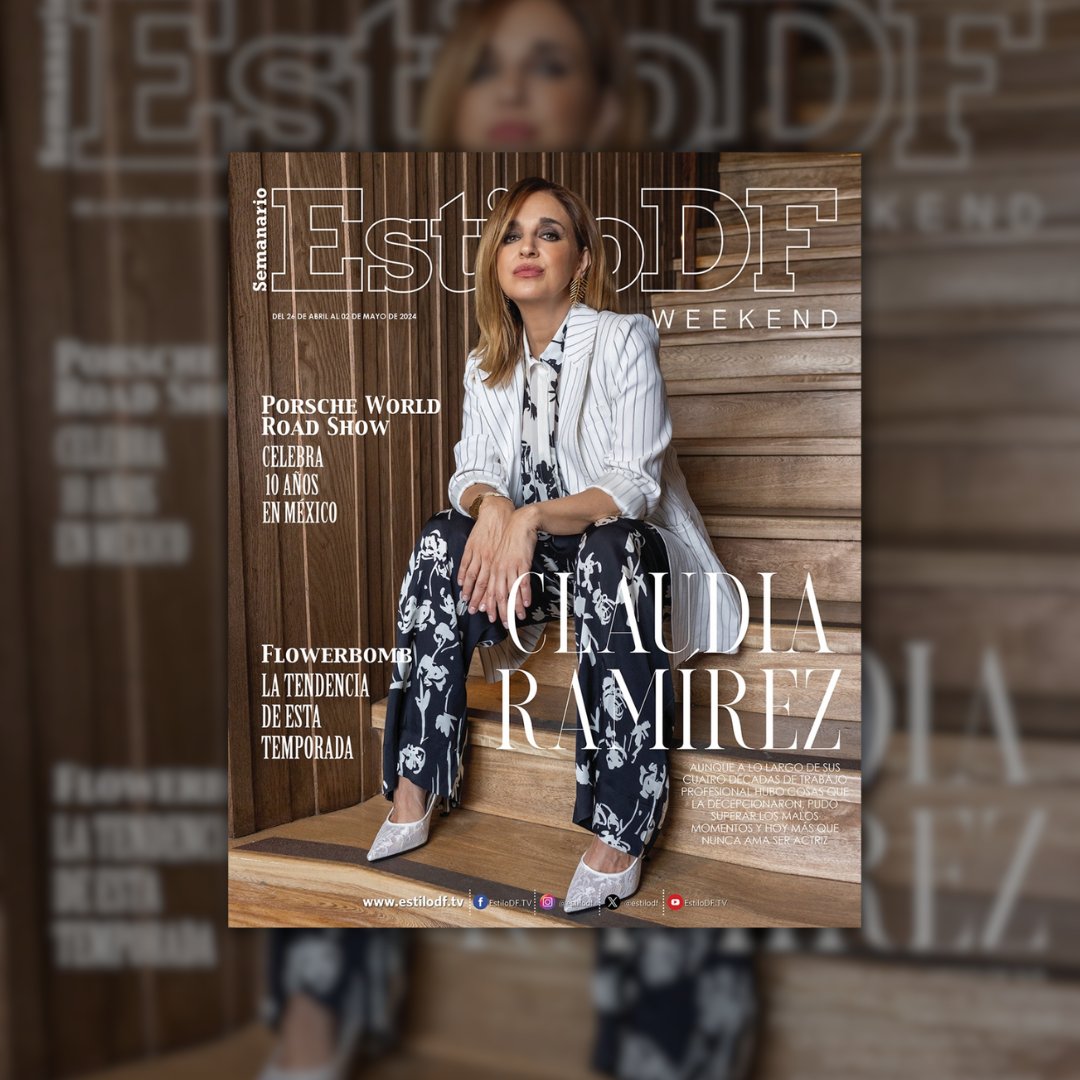 ¡La actriz @RamirezClaudia_ es la portada de la revista #EstiloDF Weekend! 🤩👏🏻 Conoce más sobre Claudia en la entrevista que le realizaron. ✍🏼 #TalentoJerry #ClaudiaRamirez #Editorial #Actriz