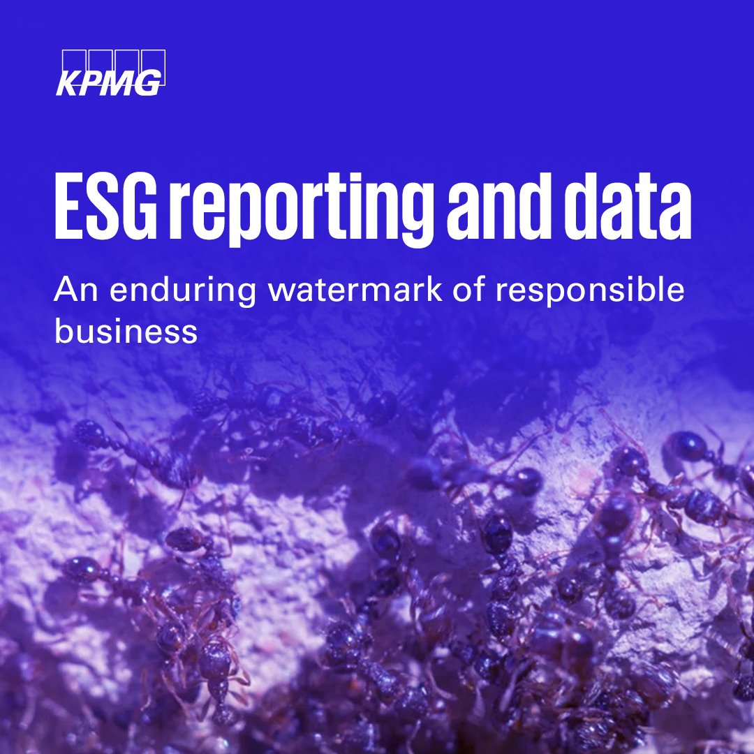 #KPMG can help you communicate your #ESG performance with insights, rigor and trust! Explore our #ESGreporting and data services which help you understand what to report, what data to capture, and what controls are required. Click here 👉 social.kpmg/bj303s