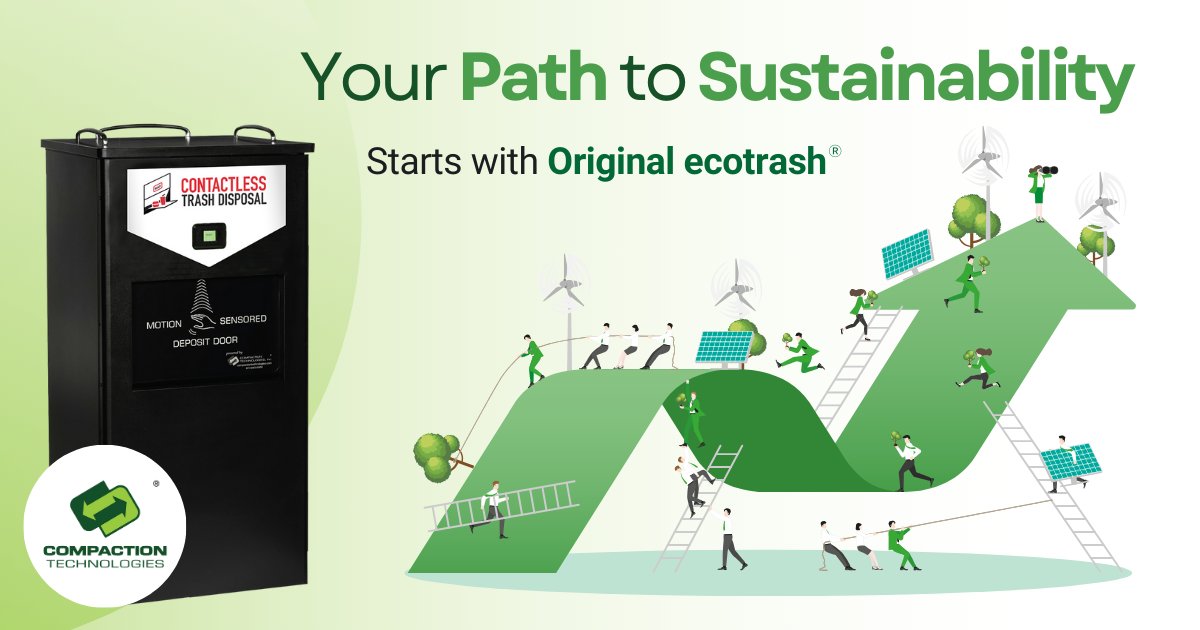 Start your journey to sustainability with Original ecotrashⓇ. A small change in your trash handling can have a big impact on your environmental footprint. #SustainableJourney #EcoFriendlyChoices compactiontechnologies.com/sustainability…