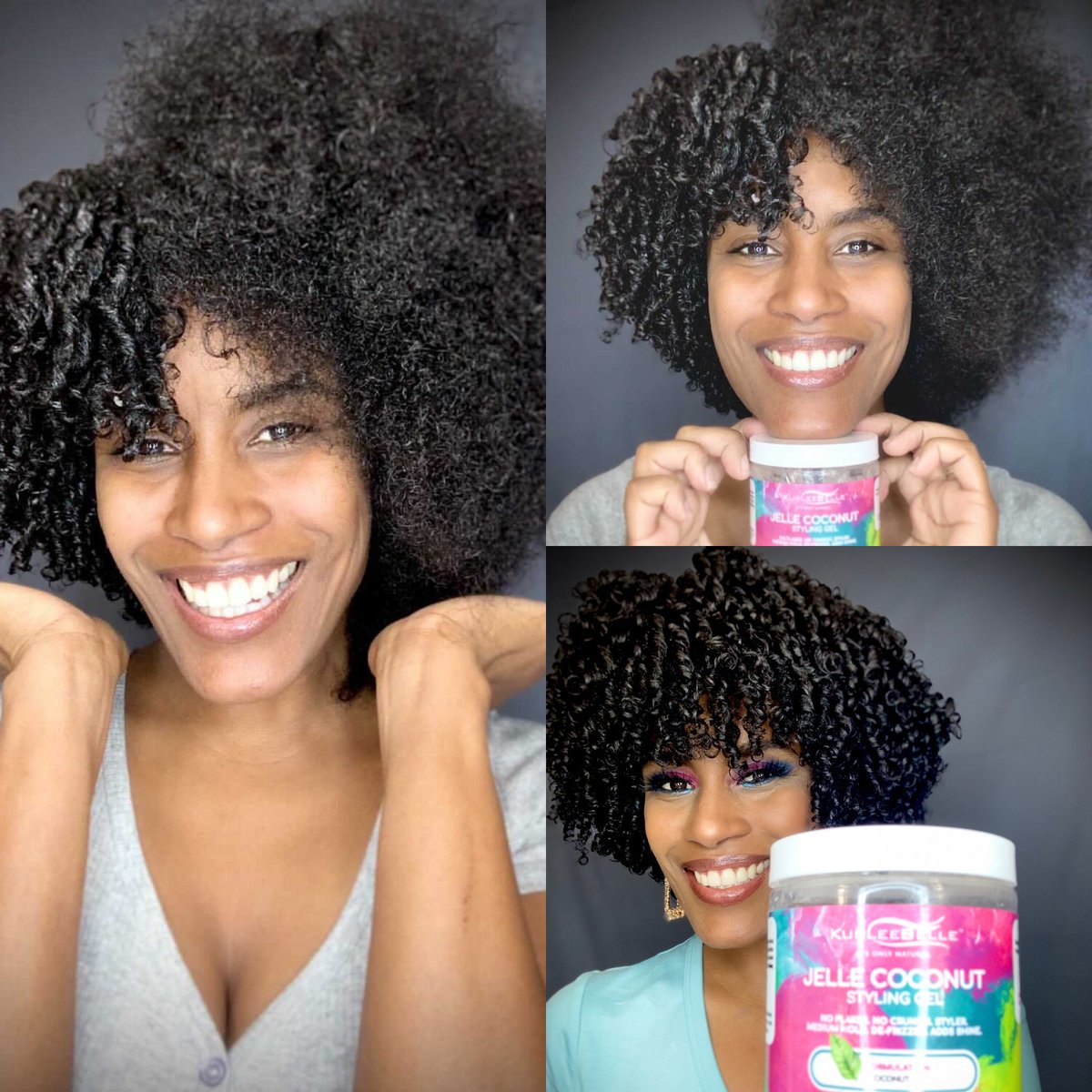 KurleeBelle's tweet image. Transform your fro to curls effortlessly with our Jelle Coconut Styling Gel! 💁‍♀️🌀 Say goodbye to frizz and hello to defined, shiny curls without the flakes or crunch. kurleebelle.com/product-page/j… #CurlTransformation #NaturalHairCare #NoFlakesNoCrunch