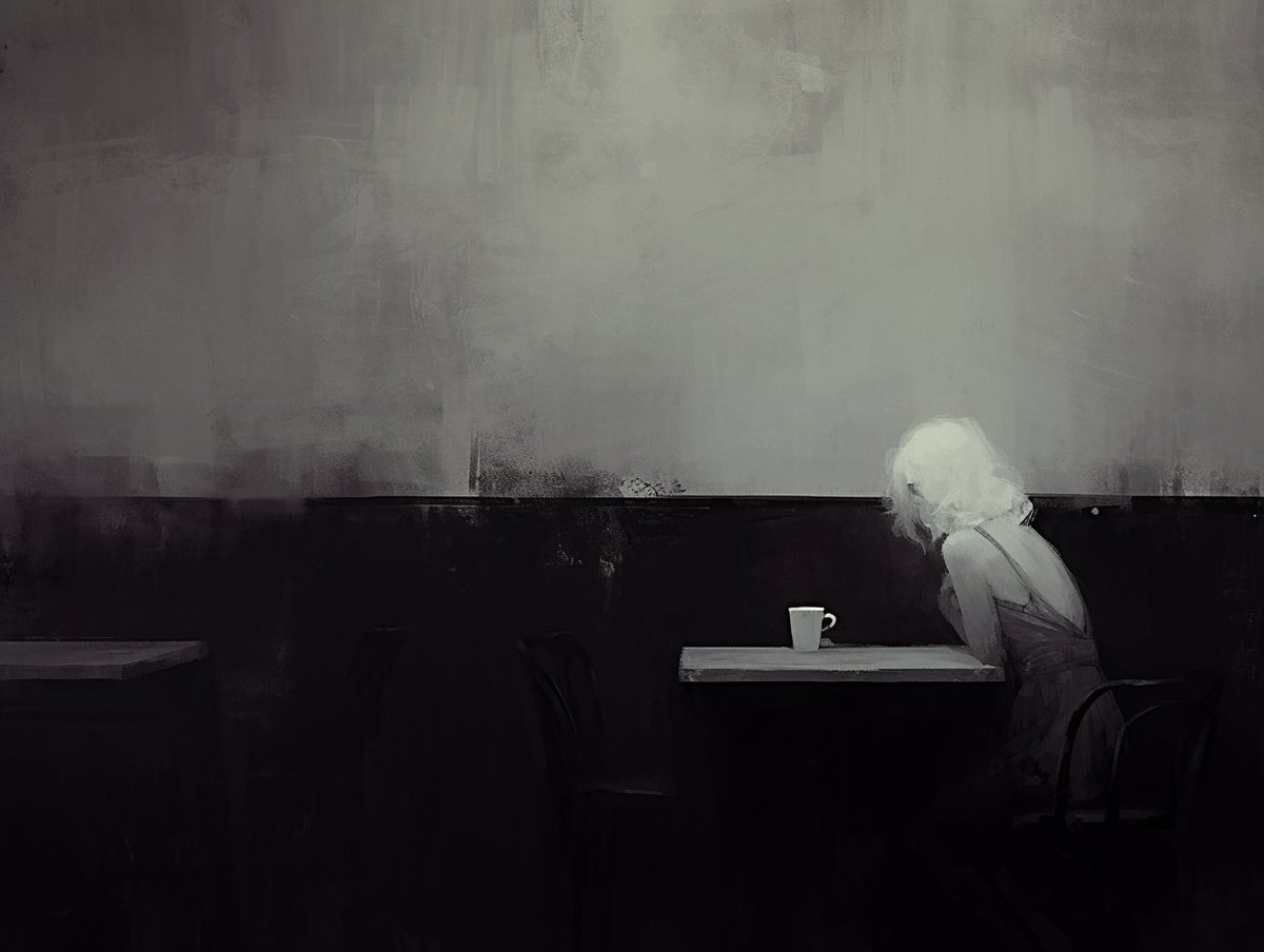 // coffee and solitude //
#aiart #midjourney #nijijourney