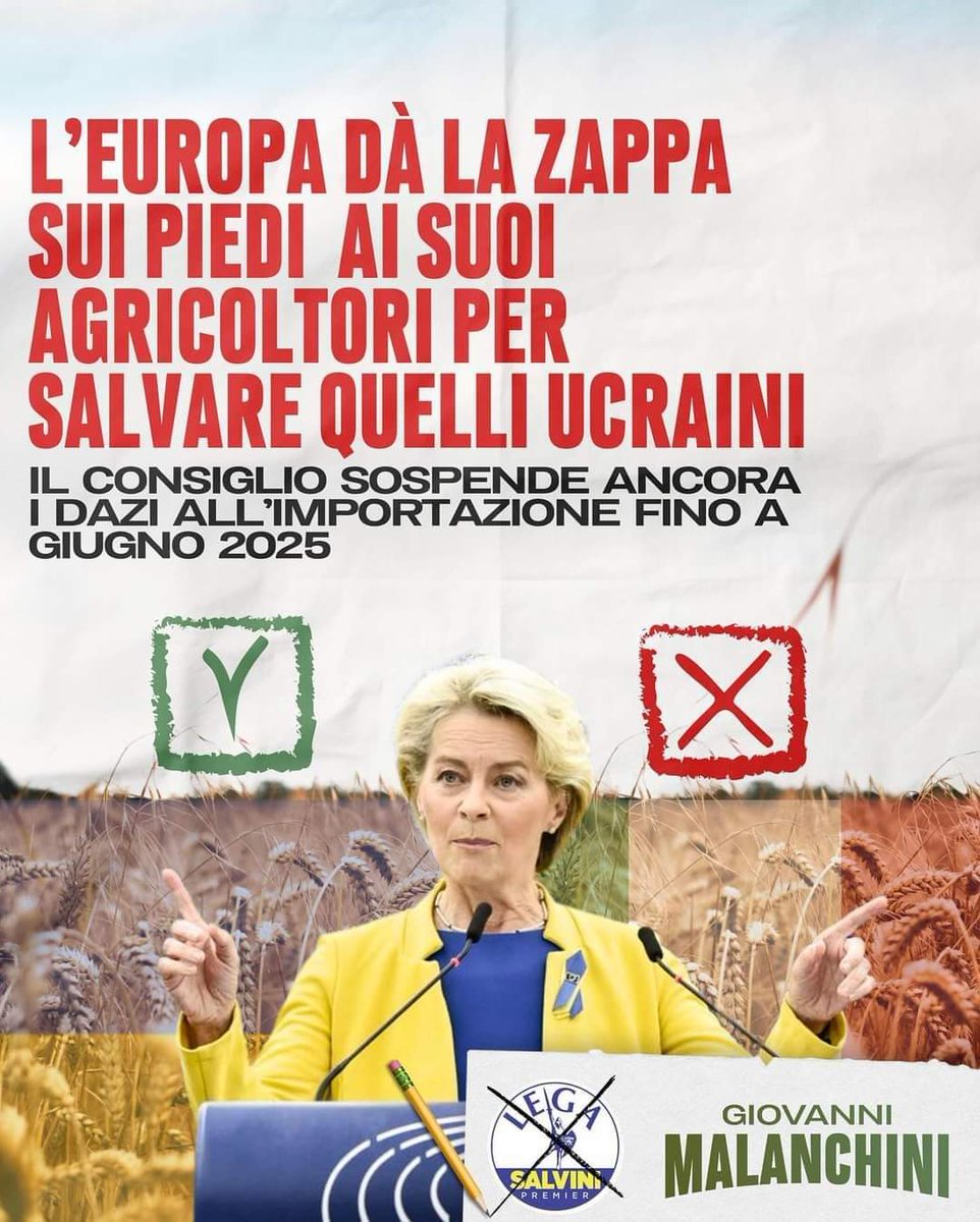 Gli #agricoltori italiani e lombardi non possono pagare il prezzo della guerra in Ucraina. <a href="/LegaSalvini/">Lega - Salvini Premier</a> <a href="/LegaLombardaSP/">Lega Lombarda - Salvini Premier</a>