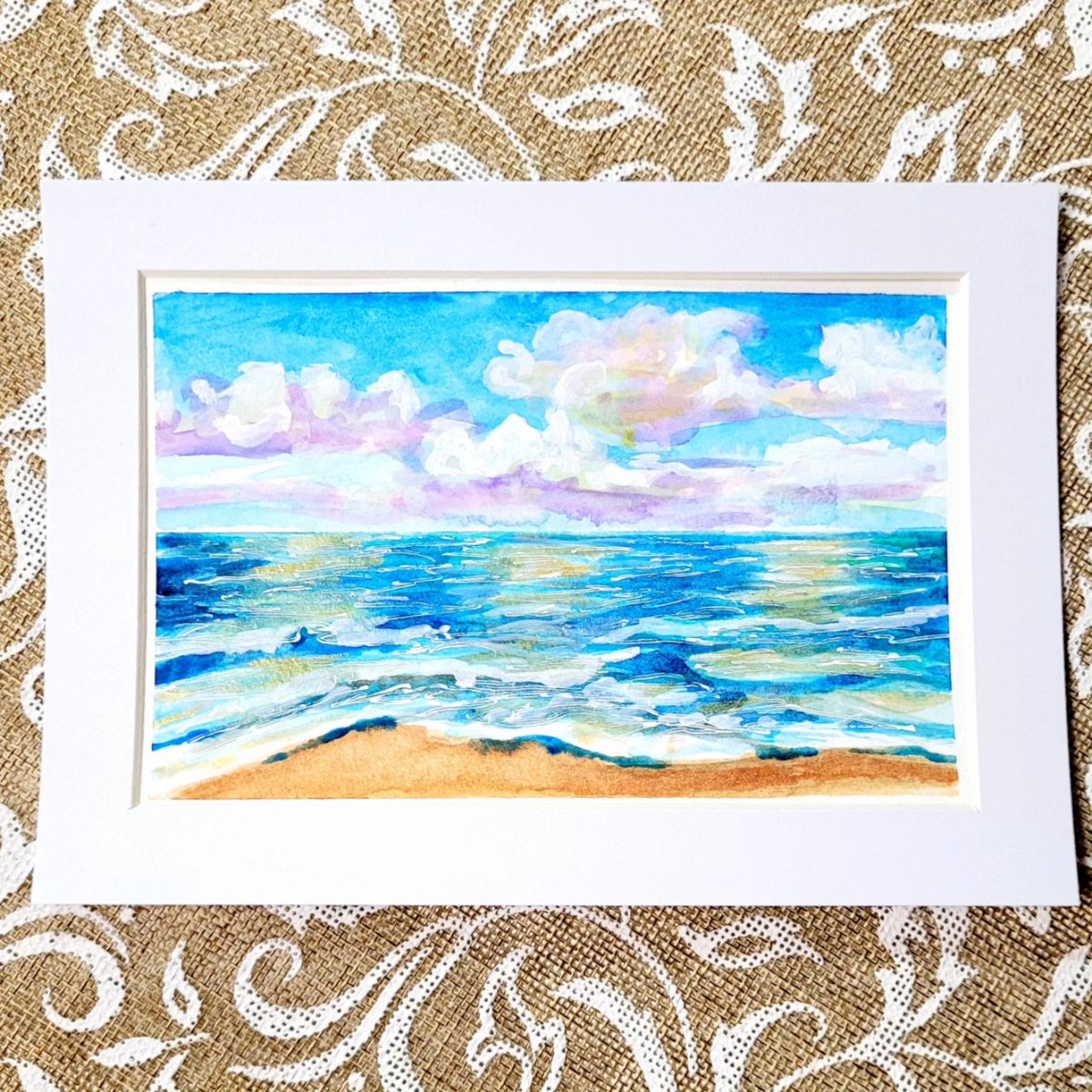 For the ocean lovers out there!
4'×6' watercolour $45 (matted to 5'×7')
#ocean #beach #beachlife #beachvibes #beachhouse #watercolour #painting #fineart