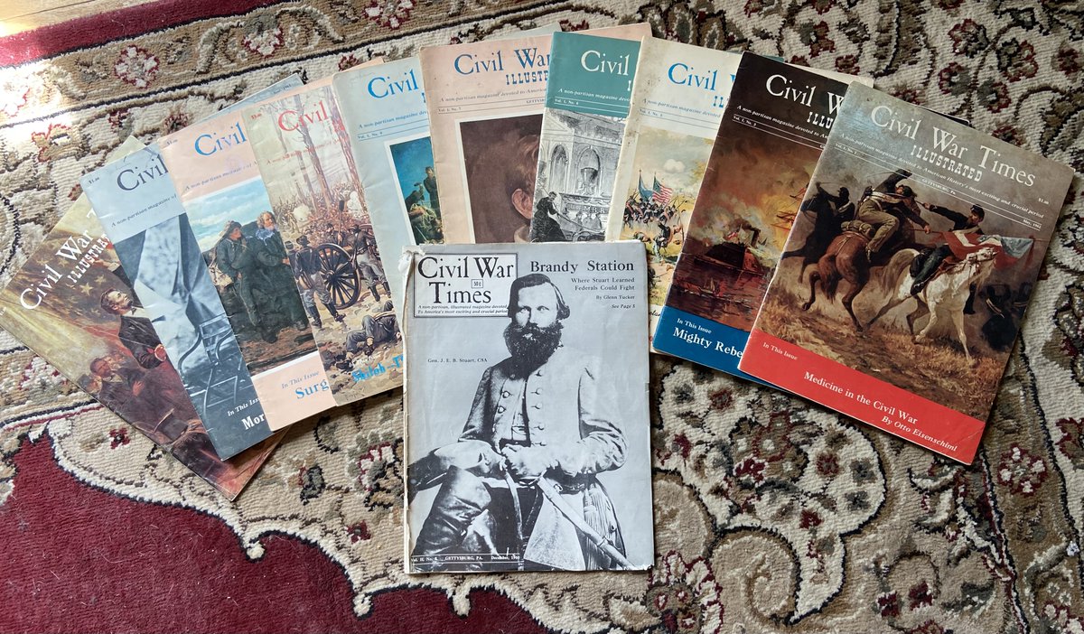 I just received a nice haul of vintage Civil War Times magazines that I had bought online from Goodwill of all places!
You never know how some of the information may come in handy. 
<a href="/CivilWarTimes/">Civil War Times Magazine</a> <a href="/CivilWarHistory/">Civil War History</a> <a href="/CivilWarTrails/">Civil War Trails</a> <a href="/fifer1863/">Teaching the Civil War</a> <a href="/CWBreakfastClub/">Civil War Breakfast Club Podcast</a> <a href="/mhptpodcast/">MilitaryHistoriansArePeople,Too!</a>