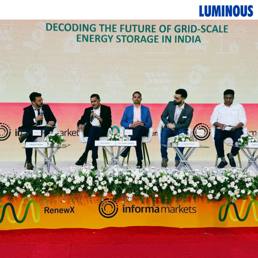 Day 1 at RenewX Expo was amazing! It was packed with insightful discussions and the opportunity to showcase our wide range of products. Looking forward to even more fruitful exchanges tomorrow! 

#RenewXExpo #LuminousSolar #InnovationShowcase #ThinkSolarThinkLuminous