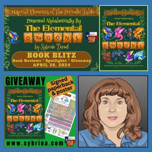 Check out the @LoneStarLit #lsbbt #bookblitz and #giveaway for the MAGICAL ELEMENTS OF THE PERIODIC TABLE PRESENTED ALPHABETICALLY BY THE ELEMENTAL DRAGONS by @Sybrina_spt 🪄🔠🐉 

maidamalby.com/2024/04/26/the…

#texasauthor 
#childrensbook 
#STEM
#picturebook