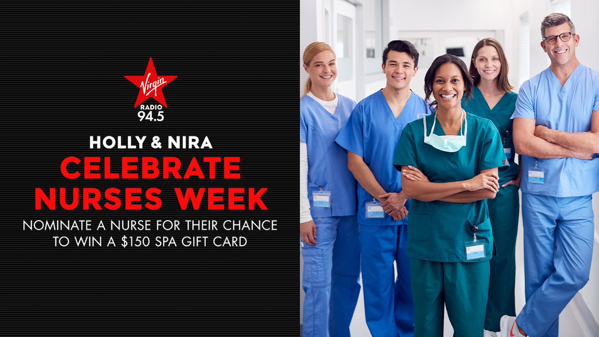 .@HollyConway & @NiraArora are celebrating #NationalNursesWeek by highlighting hardworking healthcare heroes across the Lower Mainland! 🧑‍⚕️ #HollyNira Nominate a medical professional for a chance to win them a relaxing day at the spa: bit.ly/3xTMqrP