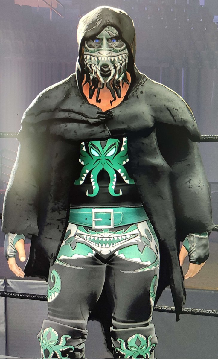 The Kraken is available to download on WWE2k24 CC under the tags NSAPW Shark Kraken @APW_Live