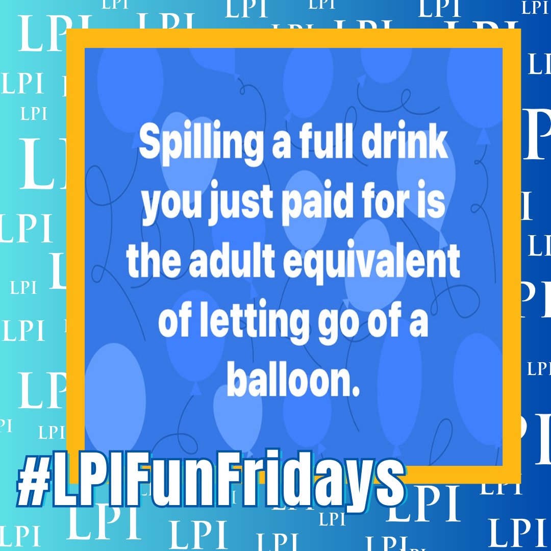 At least it's Fun Fridays!
#LegalProfessionalsIncorporated #LPIFunFridays #LegalEducation #MeetLPI