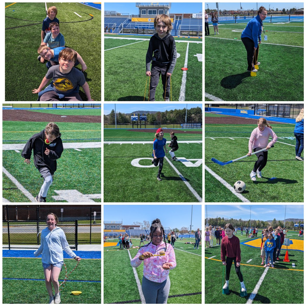 Our third quarter Spartatude Celebration was amazing today! We participated in the Silly Olympics Games.