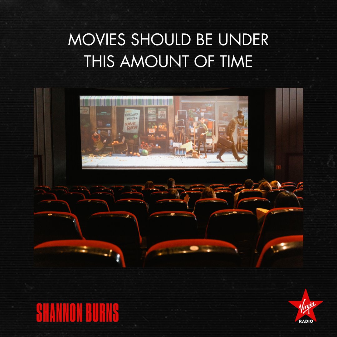 How long would you sit through a movie? Experts say this is the perfect amount of time 👇 ihr.fm/3WhCVg3 🎧: @itsshannonburns